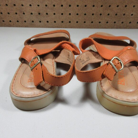 Born womens orange Tusayan flat slingback sandals 8 M - Picture 7 of 8